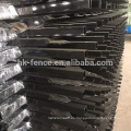 Valla de acero de alta seguridad, valla de acero recubierta de polvo / zinc, cerca de acero tubular de zinc (fábrica ISO9001)